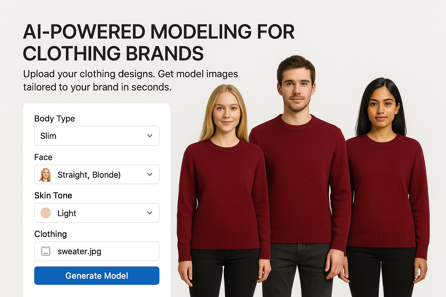 AI Modelwear Generator
